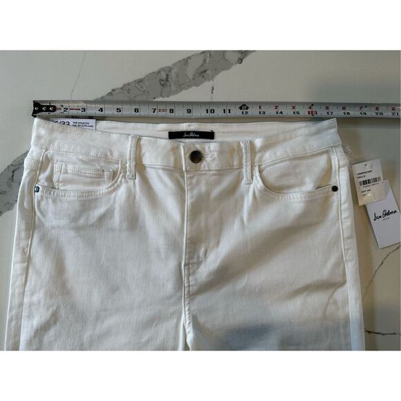 NWT Sam Edelman The Stiletto HighRise Skinny Ankle Jeans White Women’s Sz 16/33 - Picture 4 of 10